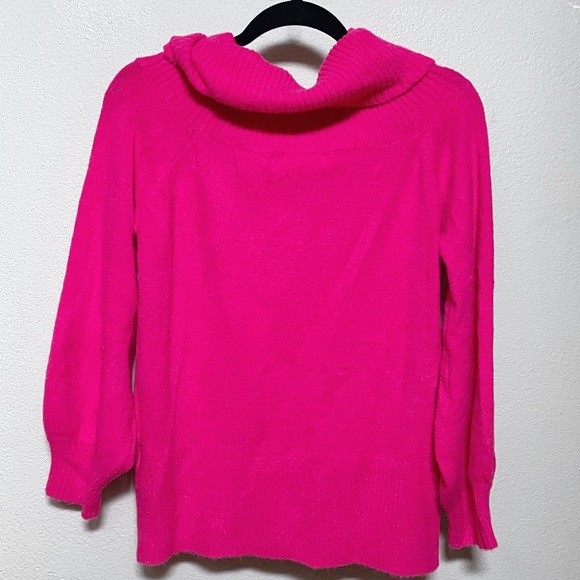Vine & Love Pink Turtleneck Sweater - Picture 2 of 6